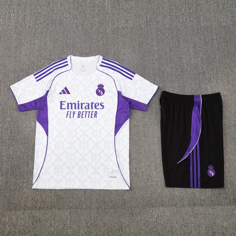 Real Madrid Short sleeve training kit 2025/2026 New Season Football Jersey Sports Shirt