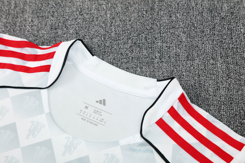 Manchester United vest Short sleeve training kit 2025/2026 New Season Football Jersey Sports Shirt
