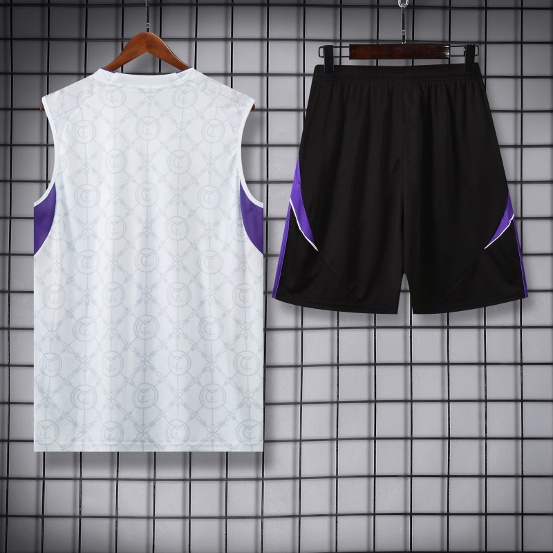 Real Madrid vest Short sleeve training kit 2025/2026 New Season Football Jersey Sports Shirt