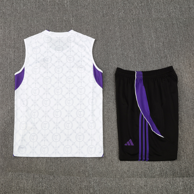 Real Madrid vest Short sleeve training kit 2025/2026 New Season Football Jersey Sports Shirt