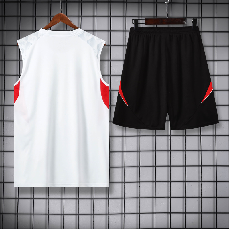 Manchester United vest Short sleeve training kit 2025/2026 New Season Football Jersey Sports Shirt