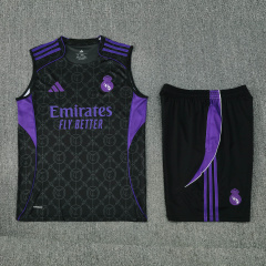 Real Madrid vest Short sleeve training kit 2025/2026 New Season Football Jersey Sports Shirt
