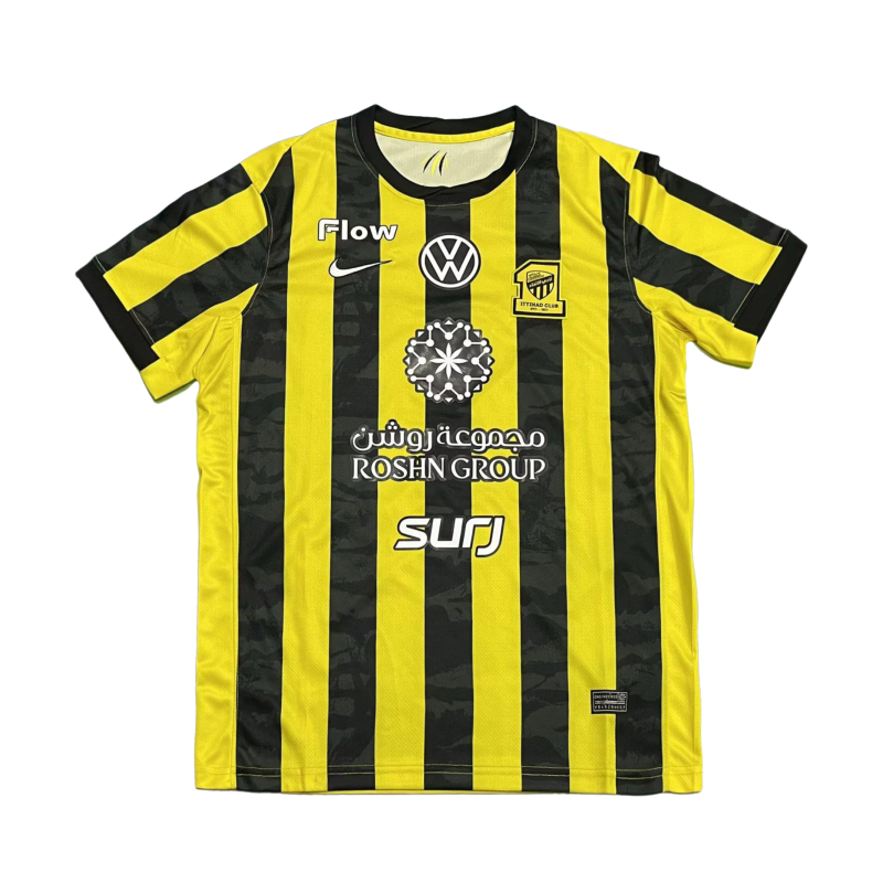 Al Ittihad Jeddah Home 2025/2026 New Season Football Jersey Sports Shirt