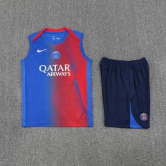 PSG vest Short sleeve training kit 2025/2026 New Season Football Jersey Sports Shirt