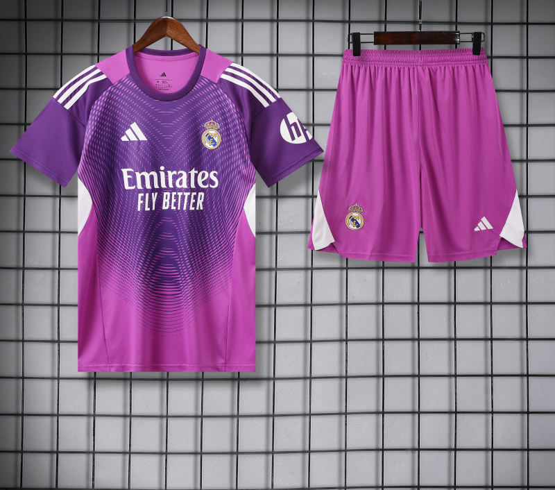 Real Madrid Short sleeve training kit 2025/2026 New Season Football Jersey Sports Shirt