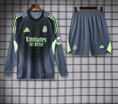 Real Madrid Goalkeeper Long Sleeve Training Kit 2025/2026 New Season Football Jersey Sports Shirt