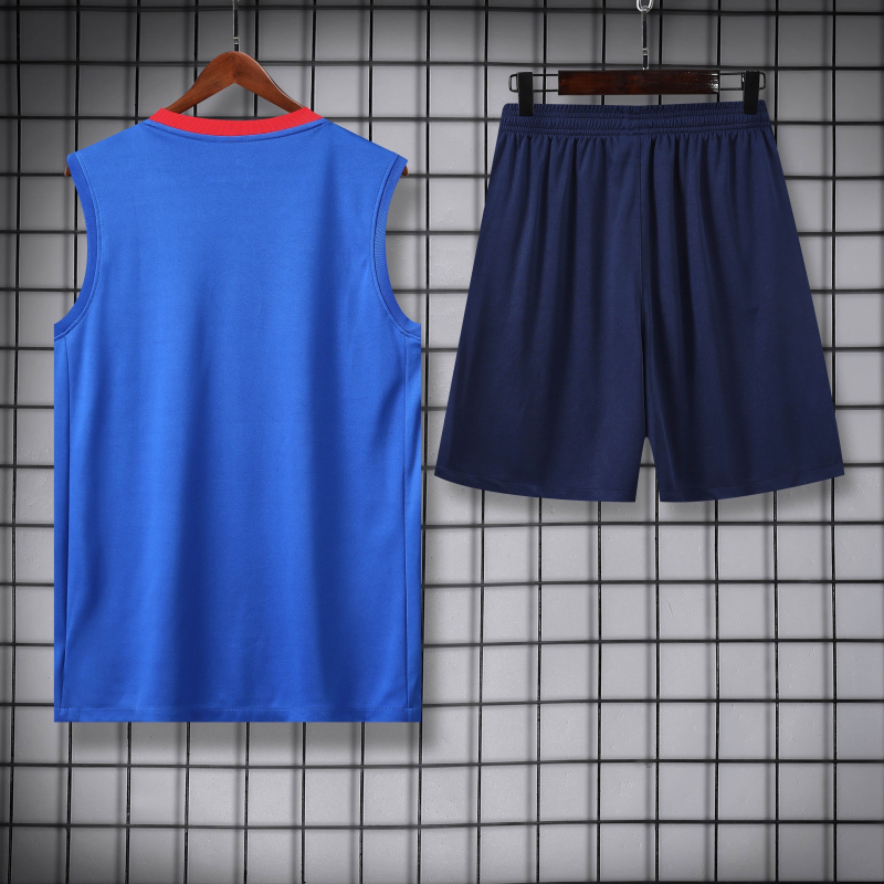 PSG vest Short sleeve training kit 2025/2026 New Season Football Jersey Sports Shirt