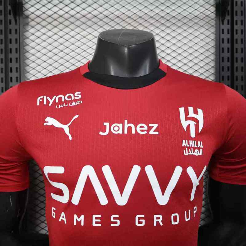Player Al Hilal 2025/2026 New Season Football Jersey Sports Shirt
