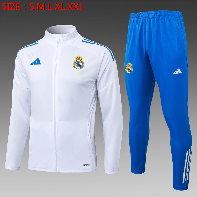 Real Madrid Jacket training kit 2025/2026 New Season Football Jersey Sports Shirt