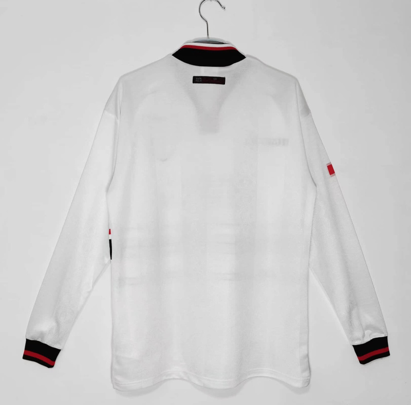 Retro Manchester United away long sleeve 1998/1999 Season Football Jersey Sports Shirt