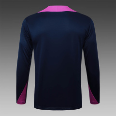 Barcelona Long-sleeved half-pull training kit 2025/2026 New Season Football Jersey Sports Shirt