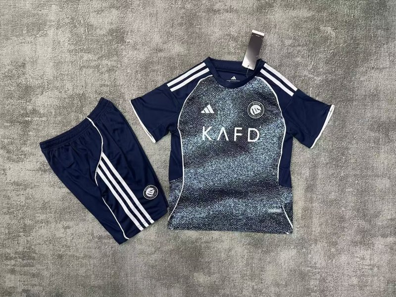 KIDS Al-Nasr Riyadh Away 2025/2026 New Season Football Jersey Sports Shirt