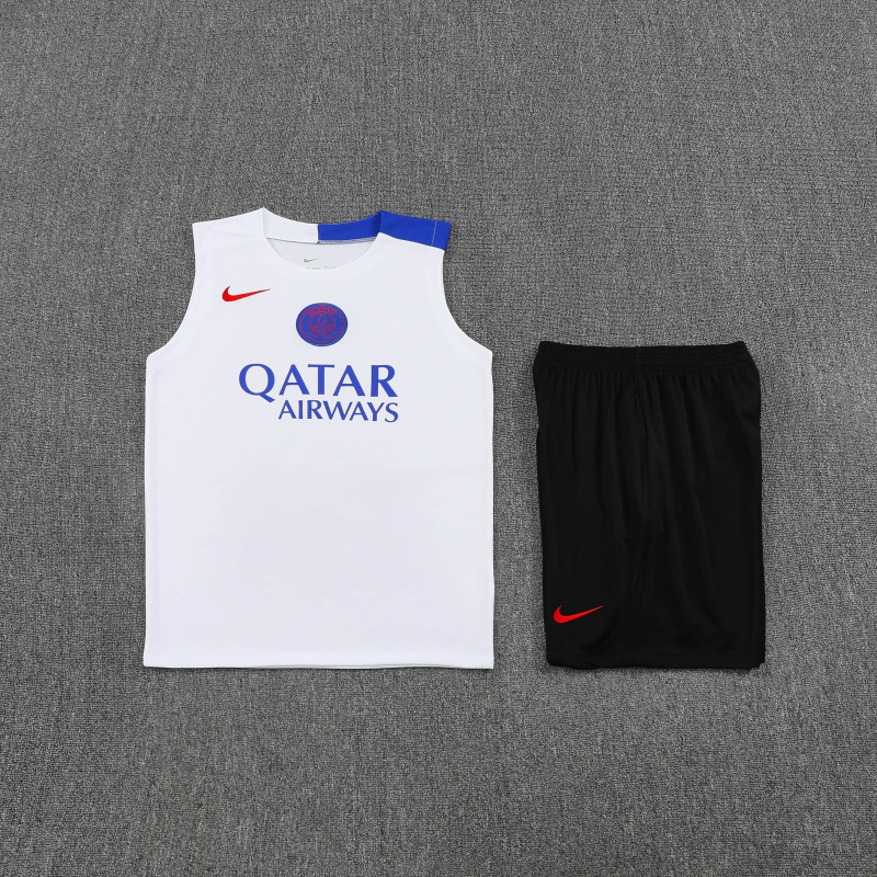 PSG vest Short sleeve training kit 2025/2026 New Season Football Jersey Sports Shirt