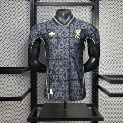 Player Liverpool FC Black Special Edition 2025/2026 New Season Football Jersey Sports Shirt