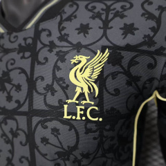 Player Liverpool FC Black Special Edition 2025/2026 New Season Football Jersey Sports Shirt