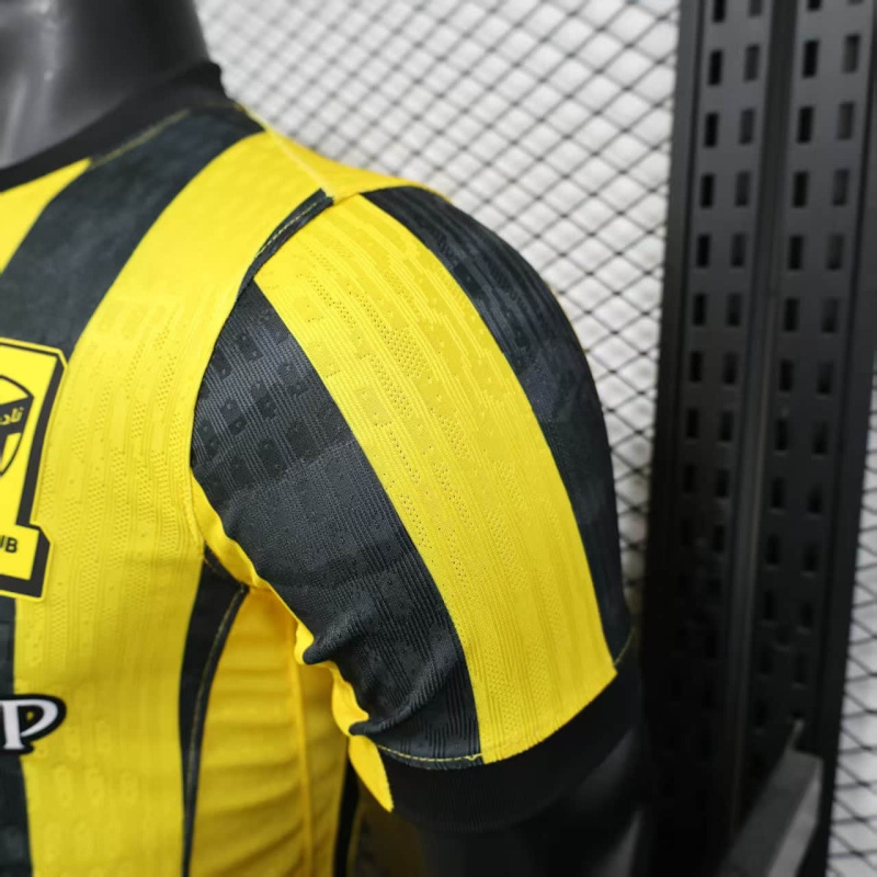 player Al Ittihad Jeddah Home 2025/2026 New Season Football Jersey Sports Shirt