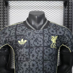 Player Liverpool FC Black Special Edition 2025/2026 New Season Football Jersey Sports Shirt