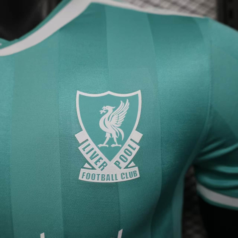 Player Liverpool 2nd Away 2025/2026 Football Team Shirt + Shorts + Socks Kit Jersey