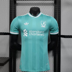 Player Liverpool 2nd Away 2025/2026 Football Team Shirt + Shorts + Socks Kit Jersey