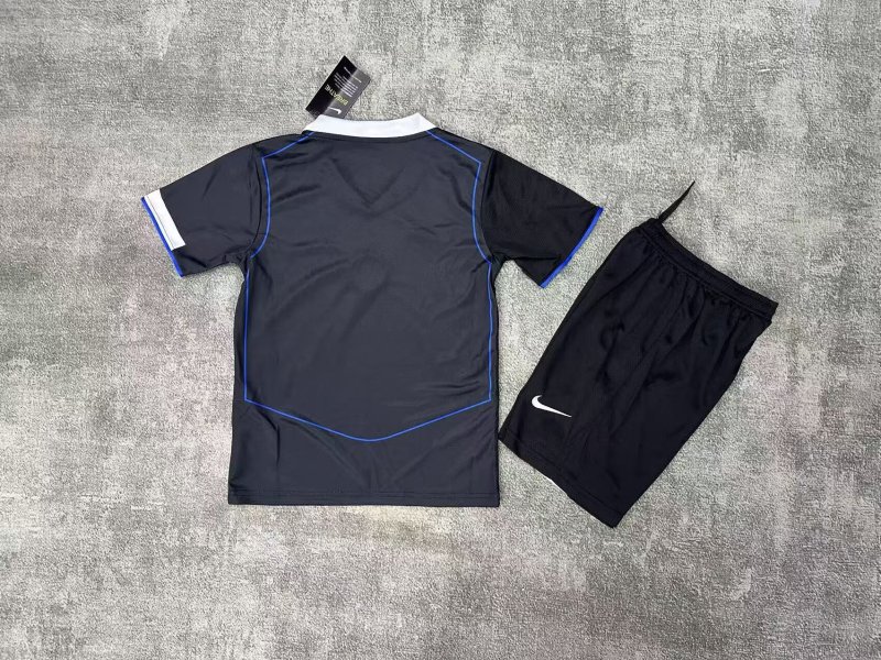 Kids Chelsea 3rd Away 2025/2026 Football Team Shirt+Shorts+Socks Kit Jersey