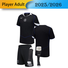 Player Chelsea 3rd Away 2025/2026 Football Team Shirt+Shorts+Socks Kit Jersey