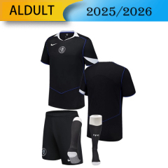 Chelsea 3rd Away 2025/2026 Football Team Shirt+Shorts+Socks Kit Jersey