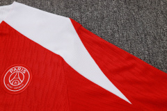 Player PSG Long-sleeved half-pull training kit 2025/2026 New Season Football Jersey Sports Shirt