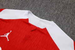 Player PSG Long-sleeved half-pull training kit 2025/2026 New Season Football Jersey Sports Shirt