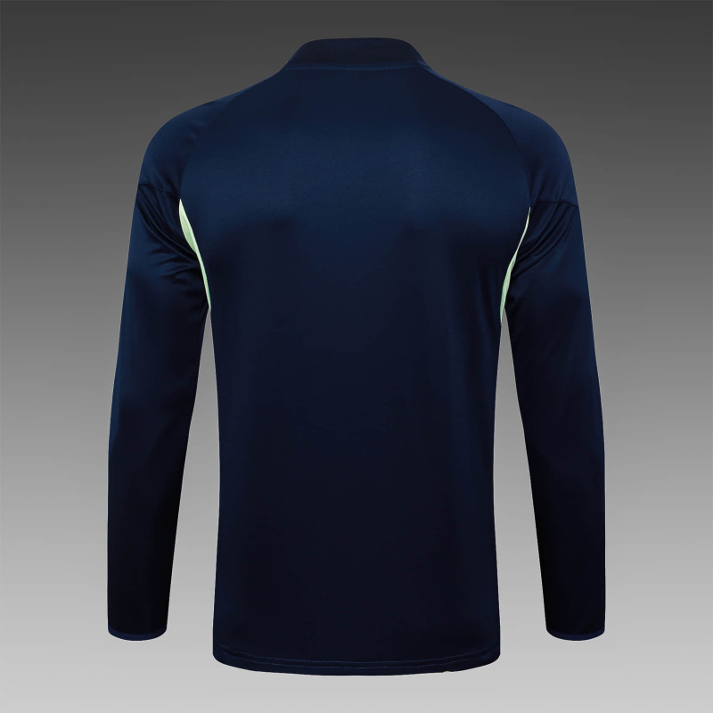 Real Madrid long-sleeved half-pull training kit 2025/2026 New Season Football Jersey Sports Shirt