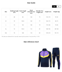 Player PSG Long-sleeved half-pull training kit 2025/2026 New Season Football Jersey Sports Shirt