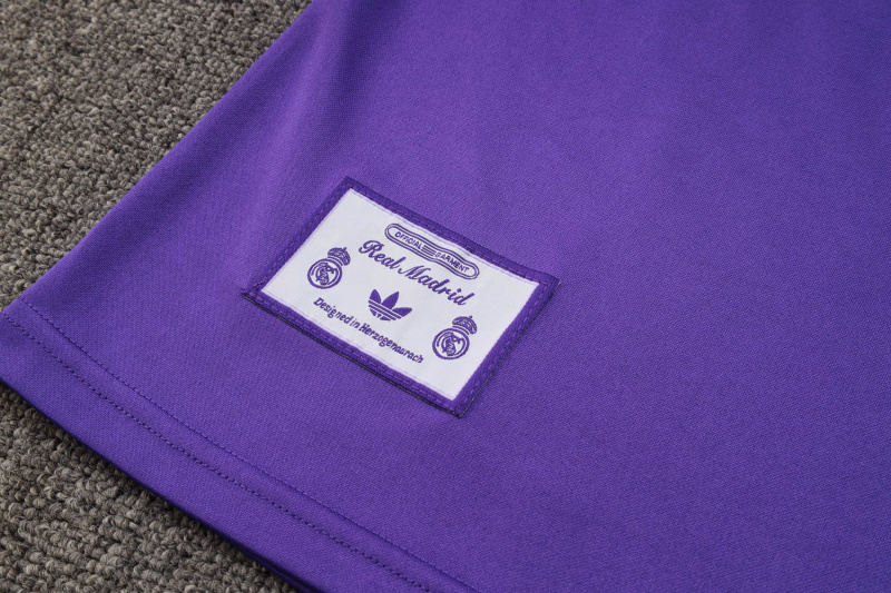 Real Madrid Long-sleeved half-pull training kit 2025/2026 New Season Football Jersey Sports Shirt