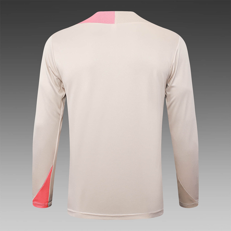 Barcelona long-sleeved half-pull training kit 2025/2026 New Season Football Jersey Sports Shirt