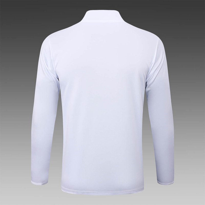 Real Madrid Long-sleeved half-pull training kit 2025/2026 New Season Football Jersey Sports Shirt