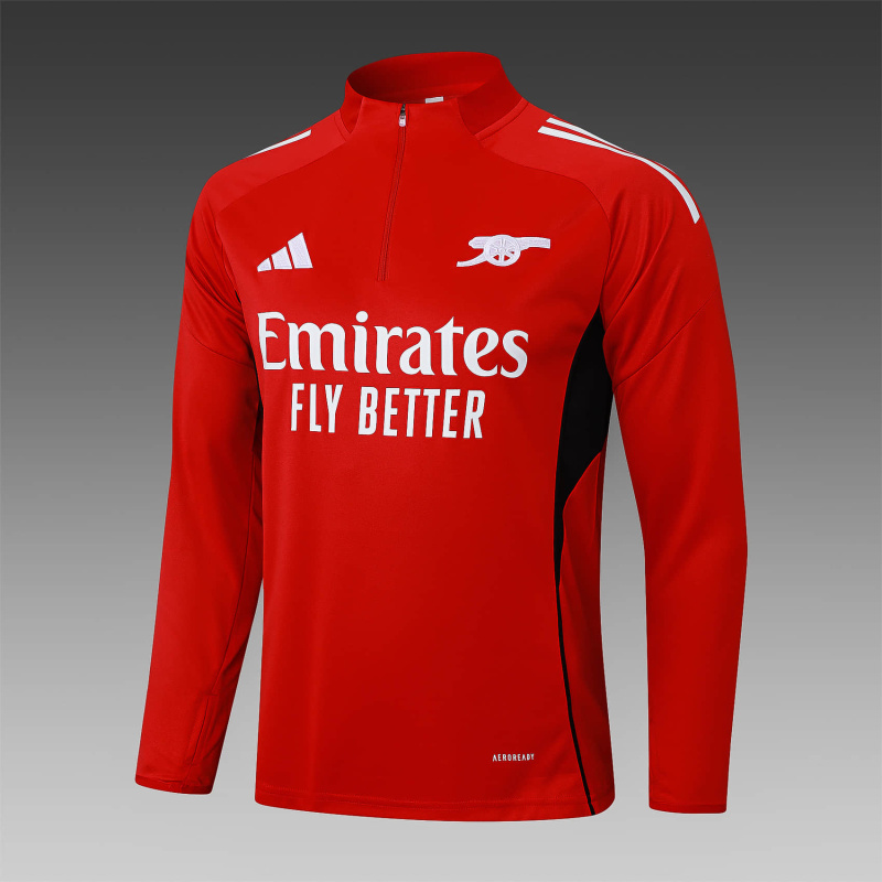 Arsenal Long-sleeved half-pull training kit 2025/2026 New Season Football Jersey Sports Shirt