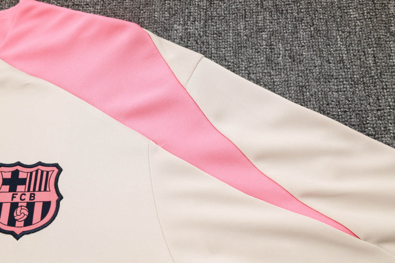 Barcelona long-sleeved half-pull training kit 2025/2026 New Season Football Jersey Sports Shirt