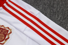 Spain Long-sleeved half-pull training kit 2025/2026 New Season Football Jersey Sports Shirt