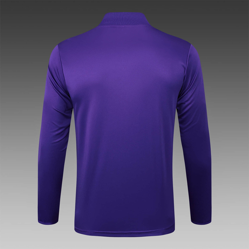 Real Madrid Long-sleeved half-pull training kit 2025/2026 New Season Football Jersey Sports Shirt