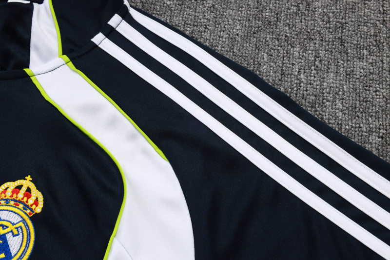 Real Madrid Long-sleeved half-pull training kit 2025/2026 New Season Football Jersey Sports Shirt