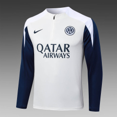 Inter Milan long-sleeved half-pull training kit 2025/2026 New Season Football Jersey Sports Shirt