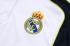 Real Madrid Long-sleeved half-pull training kit 2025/2026 New Season Football Jersey Sports Shirt