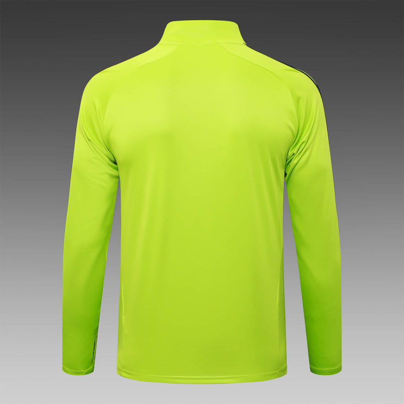 Real Madrid Long-sleeved half-pull training kit 2025/2026 New Season Football Jersey Sports Shirt