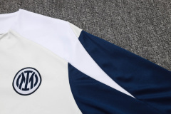 Inter Milan long-sleeved half-pull training kit 2025/2026 New Season Football Jersey Sports Shirt