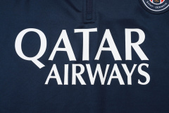 PSG long-sleeved half-pull training kit 2025/2026 New Season Football Jersey Sports Shirt