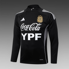 Argentina Long-sleeved half-pull training kit 2025/2026 New Season Football Jersey Sports Shirt