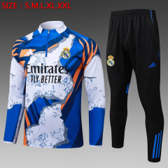 Real Madrid Long-sleeved half-pull training kit 2025/2026 New Season Football Jersey Sports Shirt