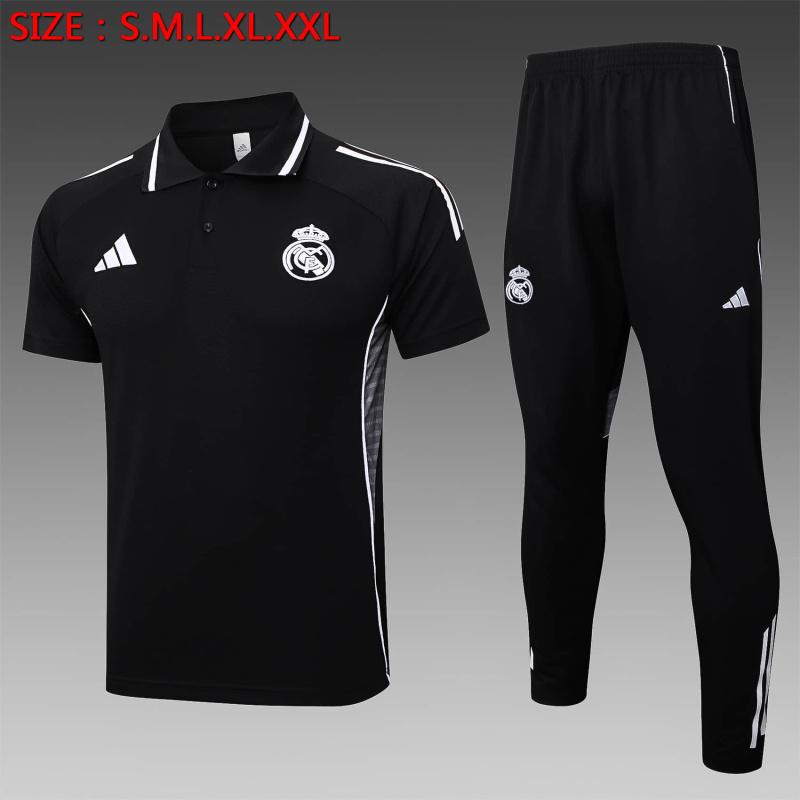 Real Madrid POLO shirt training kit 2025/2026 New Season Football Jersey Sports Shirt