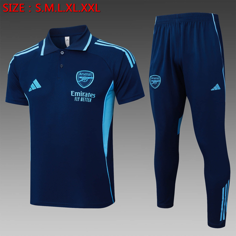 Arsenal POLO shirt training kit 2025/2026 New Season Football Jersey Sports Shirt