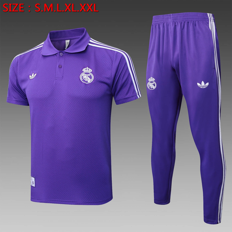 Real Madrid POLO shirt training kit 2025/2026 New Season Football Jersey Sports Shirt