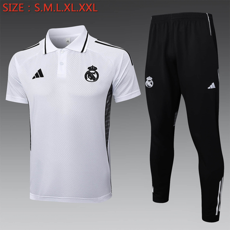 Real Madrid POLO shirt training kit 2025/2026 New Season Football Jersey Sports Shirt