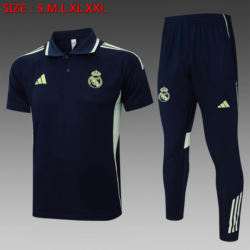 Real Madrid POLO shirt training kit 2025/2026 New Season Football Jersey Sports Shirt